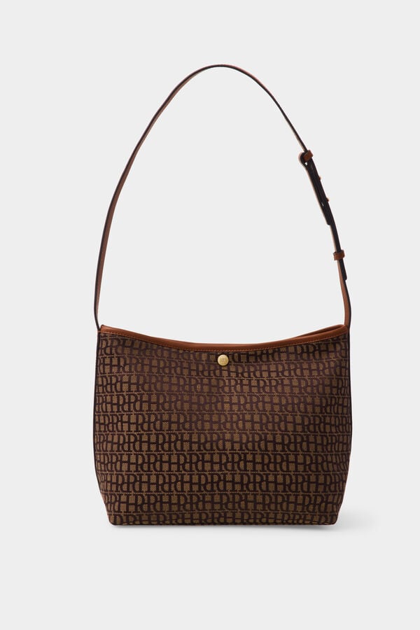 Pedro del Hierro Mala tote bag com logo Marrom