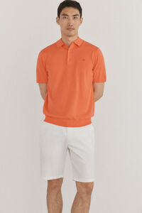 Pedro del Hierro Camisa polo de algodão de manga curta premium