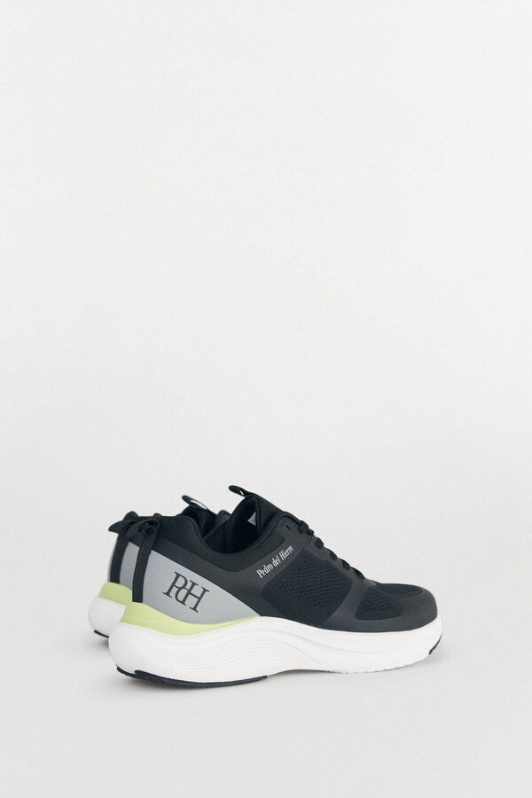 Pedro del Hierro Zapatilla textil cordones Negro