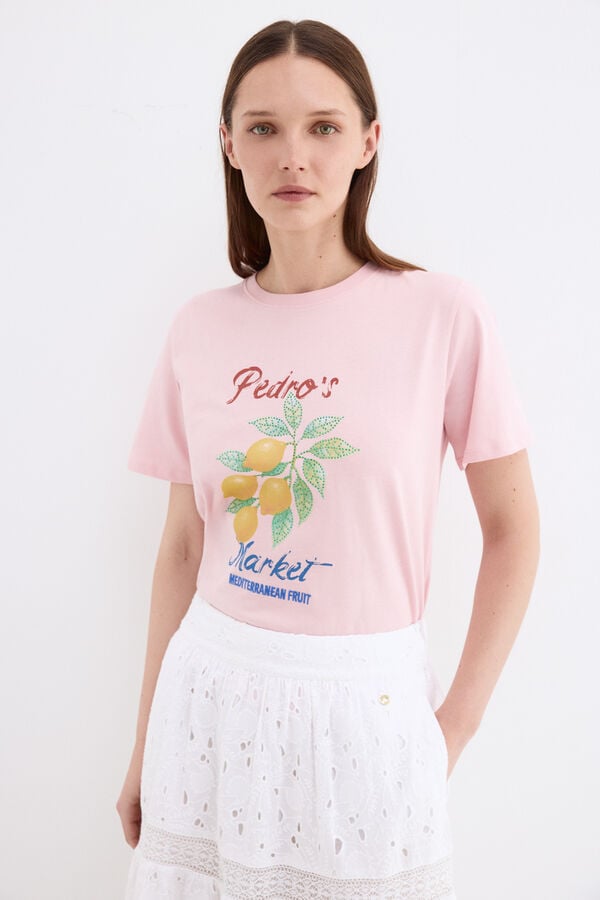Pedro del Hierro T-shirt estampada pedro Rosa