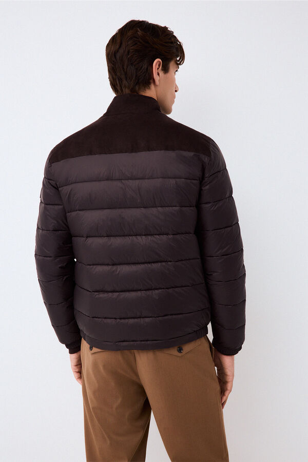 Pedro del Hierro Puffer jacket Brown