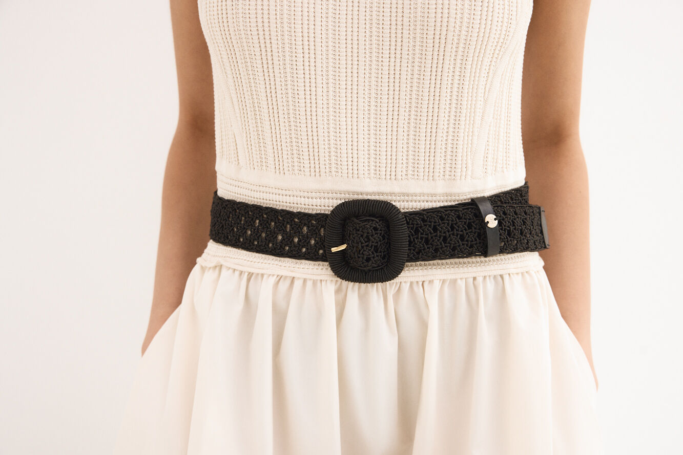 Pedro del Hierro Elastic braided belt