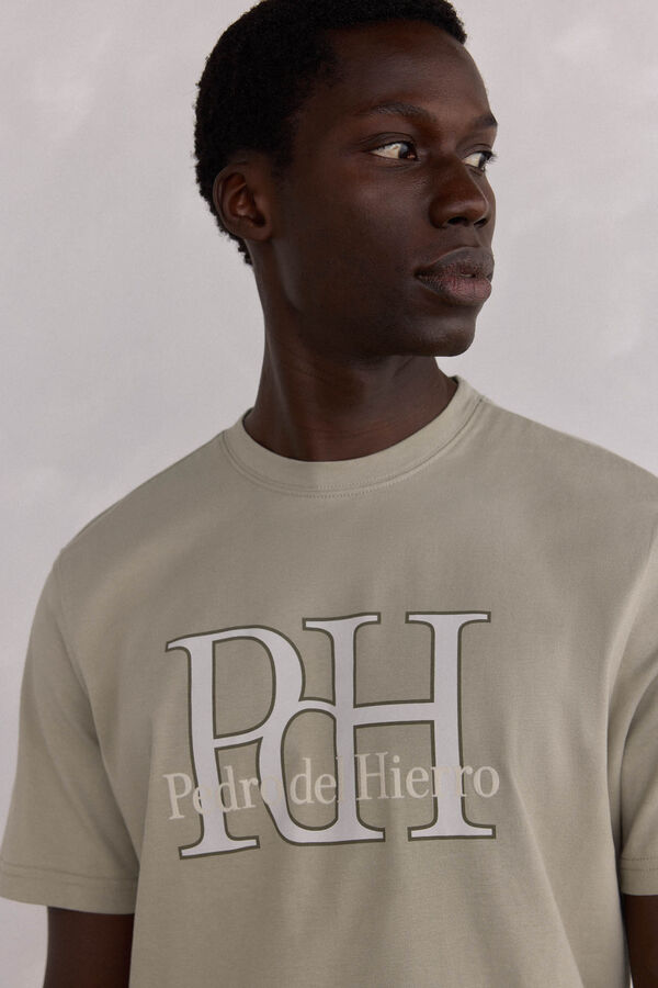 Pedro del Hierro T-shirt logo Green
