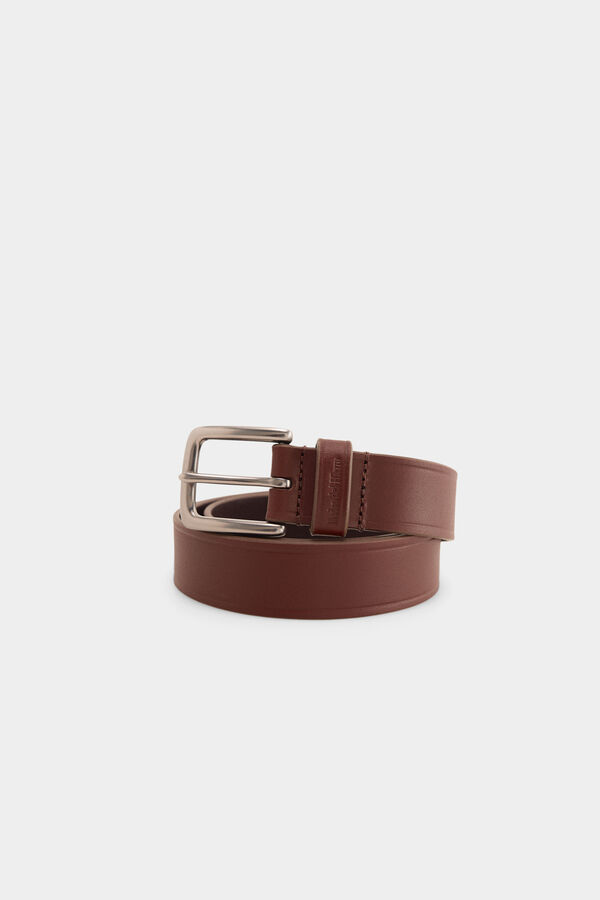 Pedro del Hierro Leather sport belt Brown