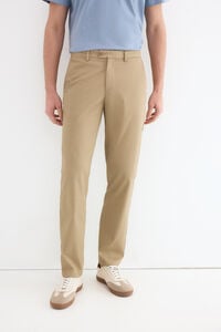 Pedro del Hierro Regular fit dobby structure trousers
