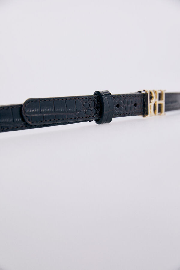 Pedro del Hierro Cintur&oacute;n piel Marr&oacute;n