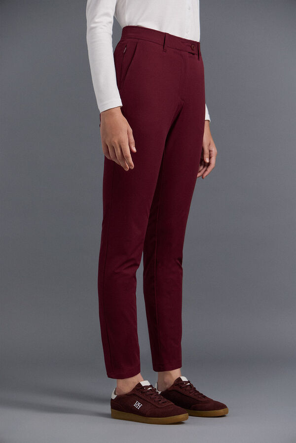 Pedro del Hierro Technical golf chinos pants Red