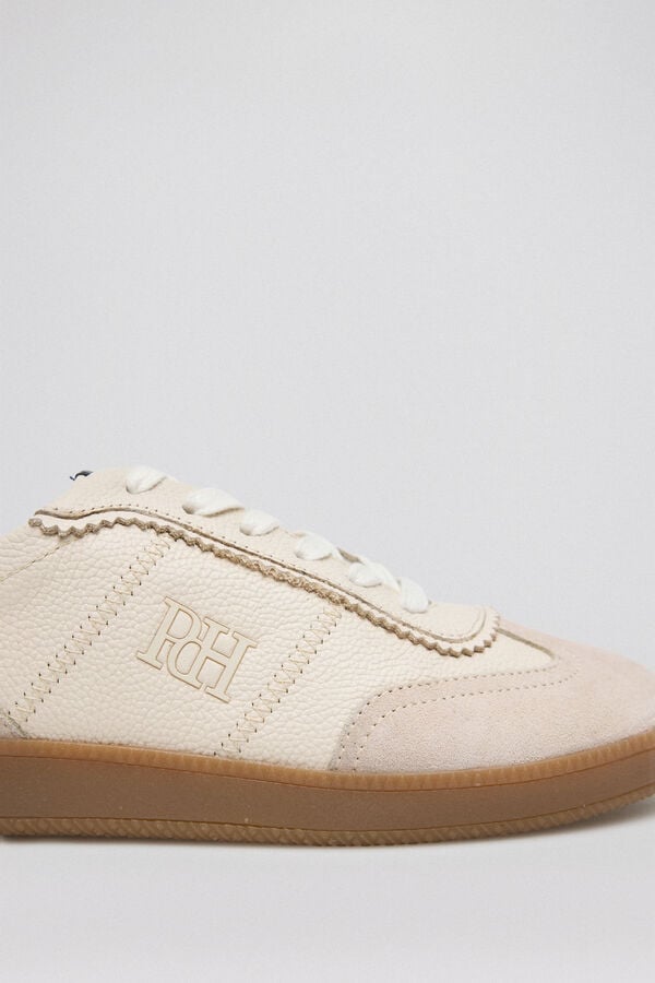 Pedro del Hierro Sneaker beige logo Crudo