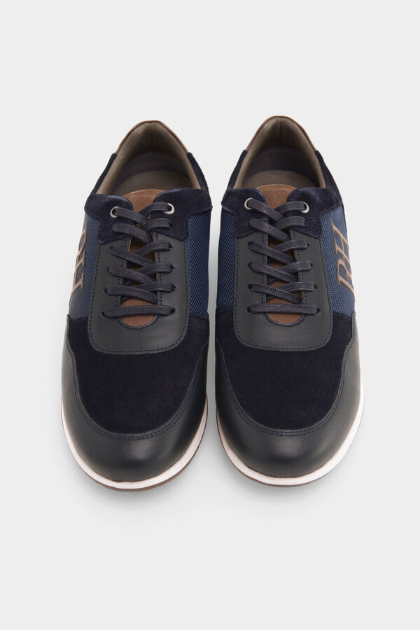 Pedro del Hierro Iconic rubber-soled sneaker Blue