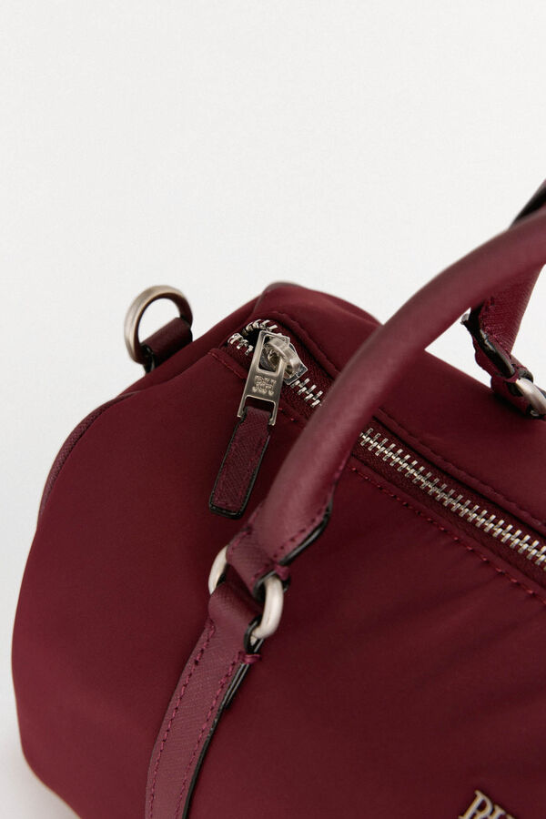 Pedro del Hierro Bowling handbag, bag crossbody bag Burgundy