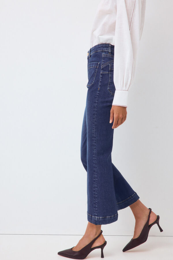 Pedro del Hierro Capri push up flare jeans Blue