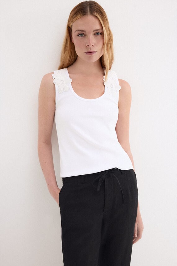 Camiseta rib sin mangast