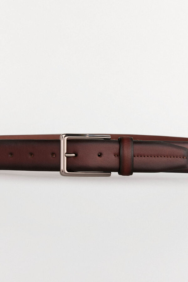 Pedro del Hierro Sport leather belt Brown