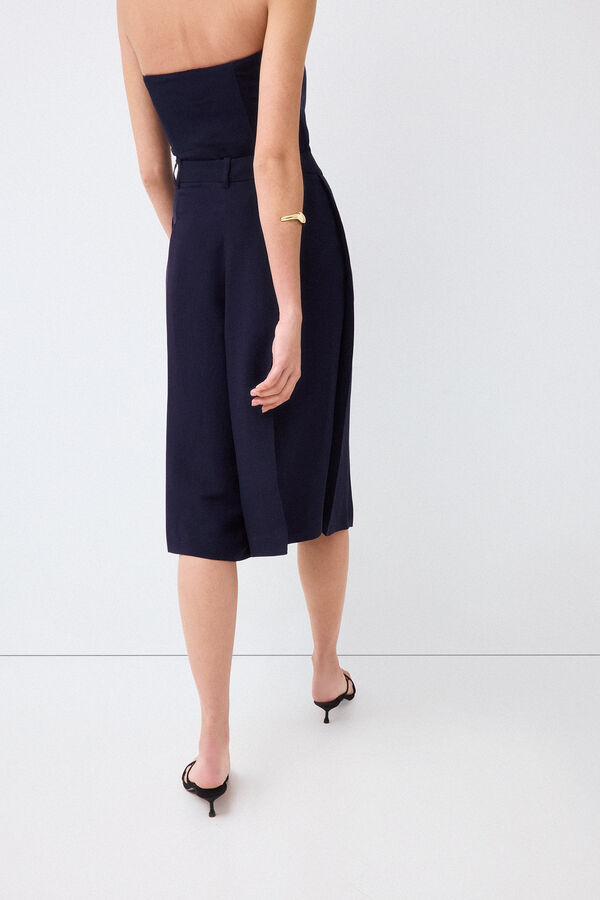Pedro del Hierro Navy Bermuda shorts Blue