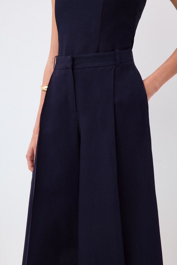 Pedro del Hierro Navy Bermuda shorts Blue