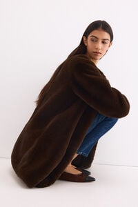 Pedro del Hierro Faux fur coat