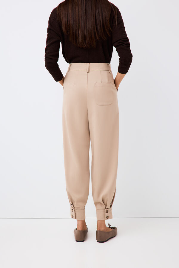 Pedro del Hierro Trousers with pleats Beige