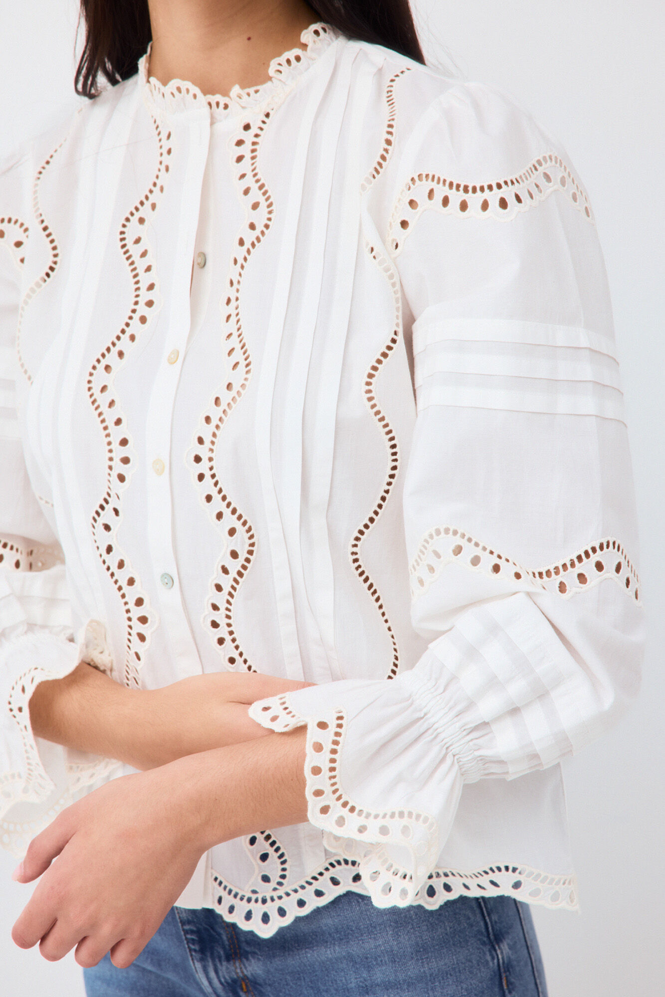 Pedro del Hierro Embroidered blouse
