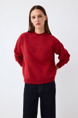 Pedro del Hierro Logo sweatshirt Red