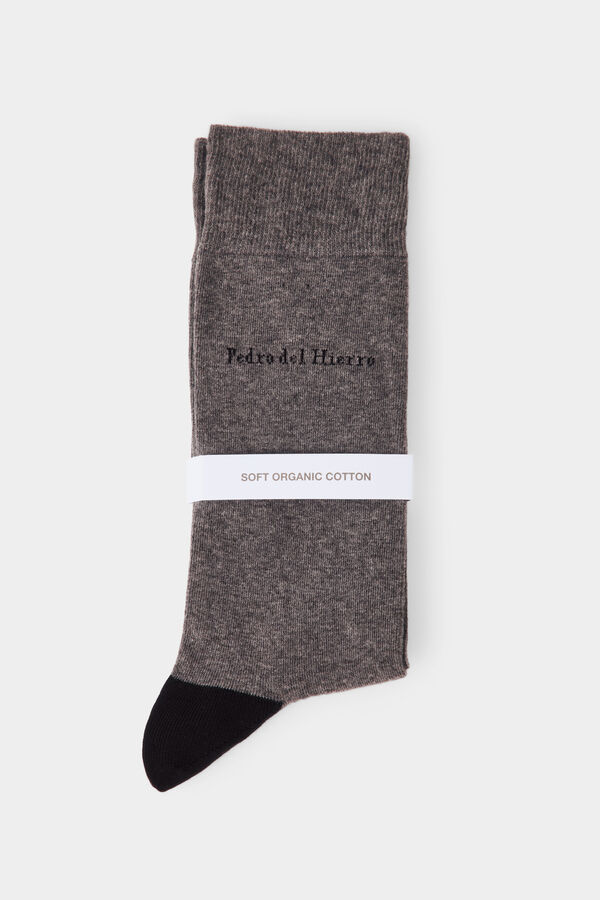 Pedro del Hierro Plain sport sock Grey
