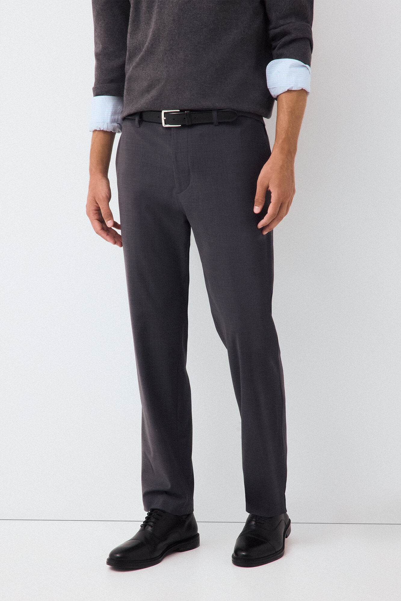 Pedro del Hierro Regular fit trousers with elasticated waist