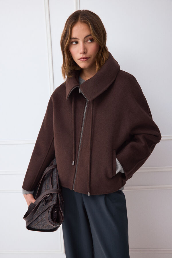 TFP by Tamara Falc&oacute; Double-faced coat Brown