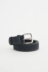Pedro del Hierro Leather sport belt Blue