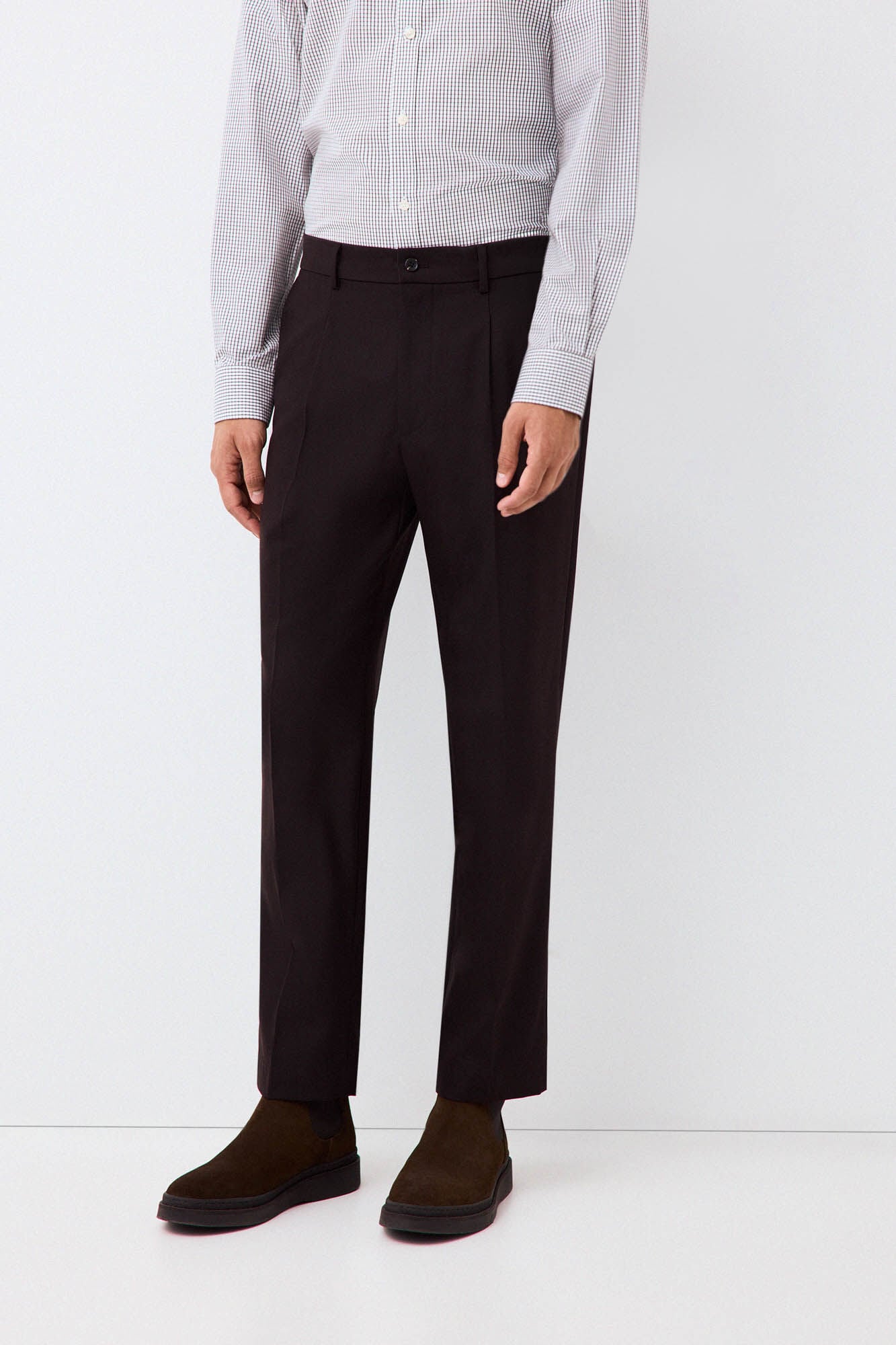 Pedro del Hierro Tapered tailored trousers