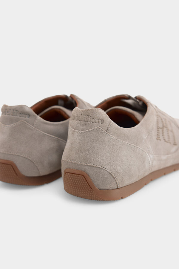 Pedro del Hierro Leather sneaker Grey