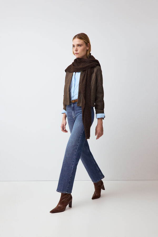 Pedro del Hierro Textured jacket Green