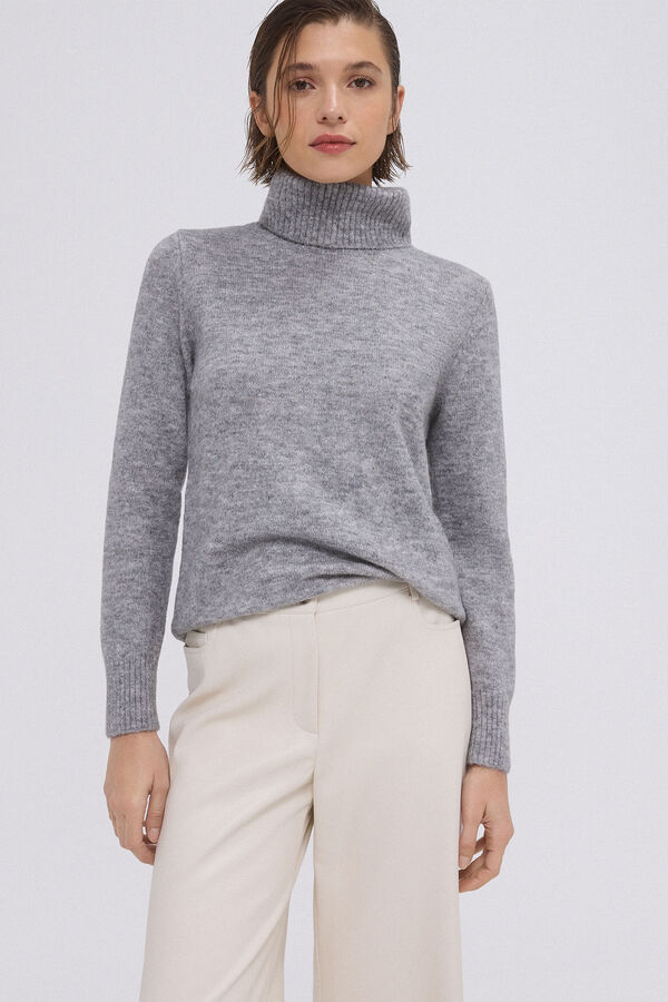 Pedro del Hierro Basic swan jersey Grey