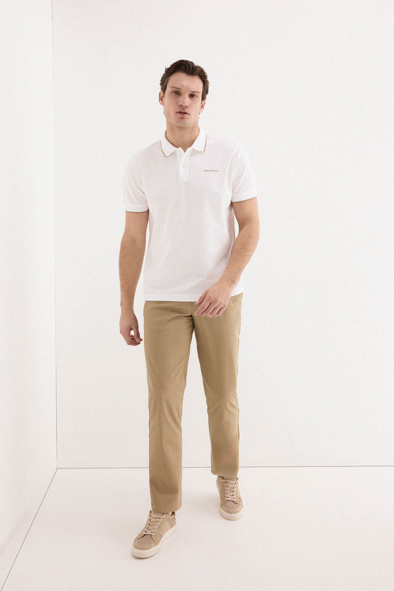 Pedro del Hierro Polo shirt with logo tips