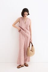 Pedro del Hierro Classic wide flare trousers Pink