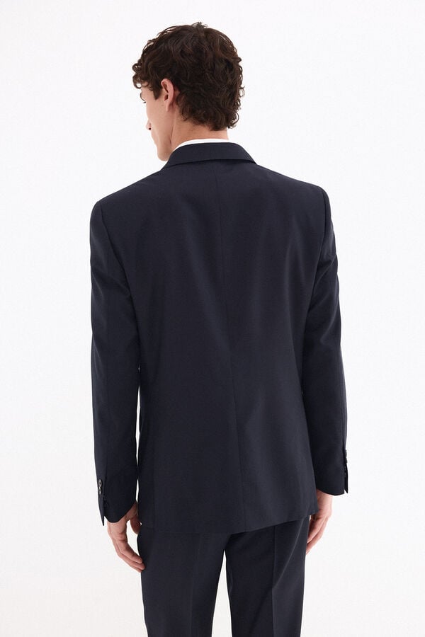 Pedro del Hierro Structured tailored blazer Blue