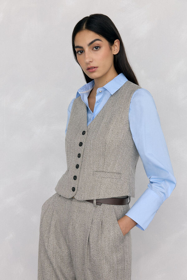 Pedro del Hierro Herringbone herringbone Grey