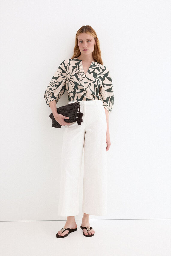Pantalones wide flare classic
