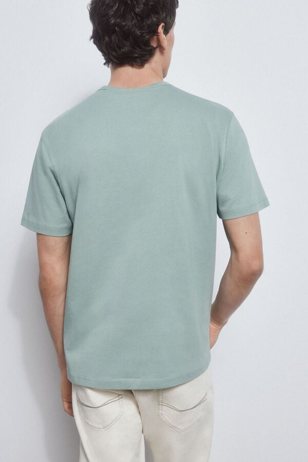 Pedro del Hierro T-shirt logo estampado Verde