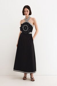 TFP by Tamara Falc&oacute; Embroidered flower dress