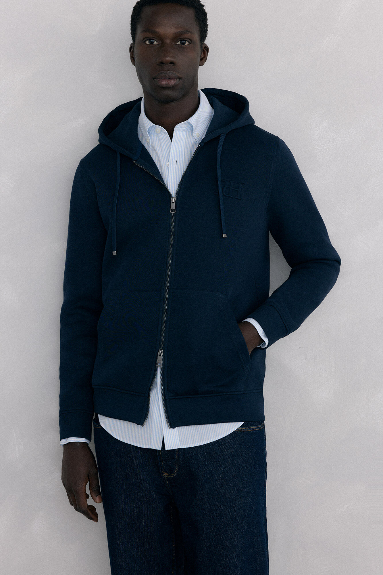 Pedro del Hierro Hoodie with technical fabric