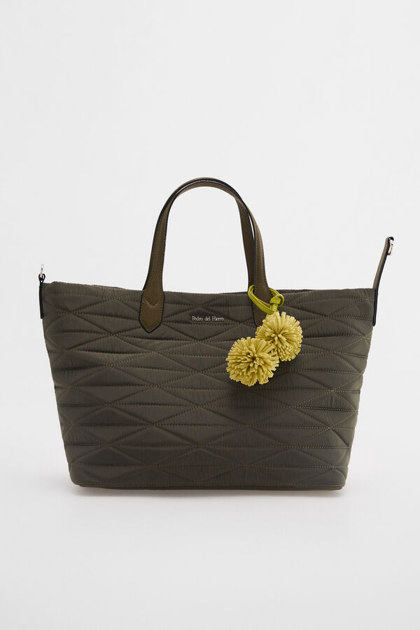 Pedro del Hierro Mala tote bag acolchoada Verde