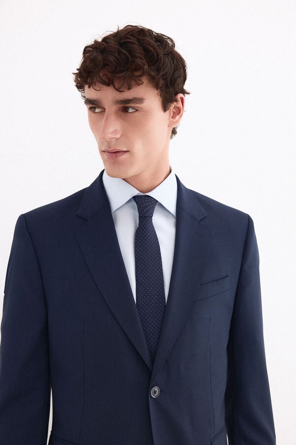 Pedro del Hierro Blazer estruturado slim azul-marinho Azul