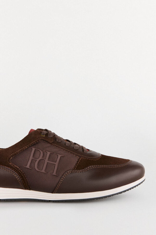Pedro del Hierro Icon rubber sole trainer  Brown