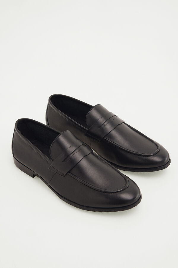 Pedro del Hierro Mocas&iacute;n piel Negro
