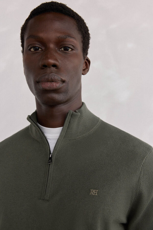 Pedro del Hierro Semi-swan sweater Green