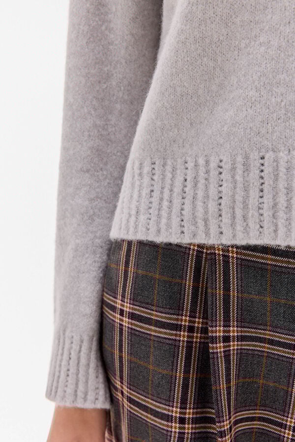 TFP by Tamara Falcó Cropped Perkins jersey Grey
