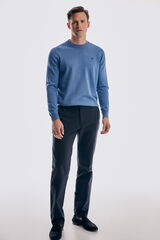 Pedro del Hierro Classic fit Premium Flex chinos Blue