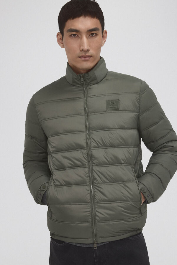 Pedro del Hierro Blusão ultraleve impermeável Verde