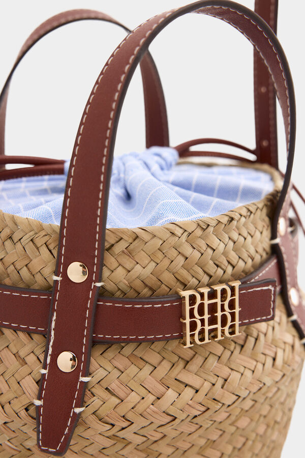 Pedro del Hierro Mala cubo efeito r&aacute;fia Preto