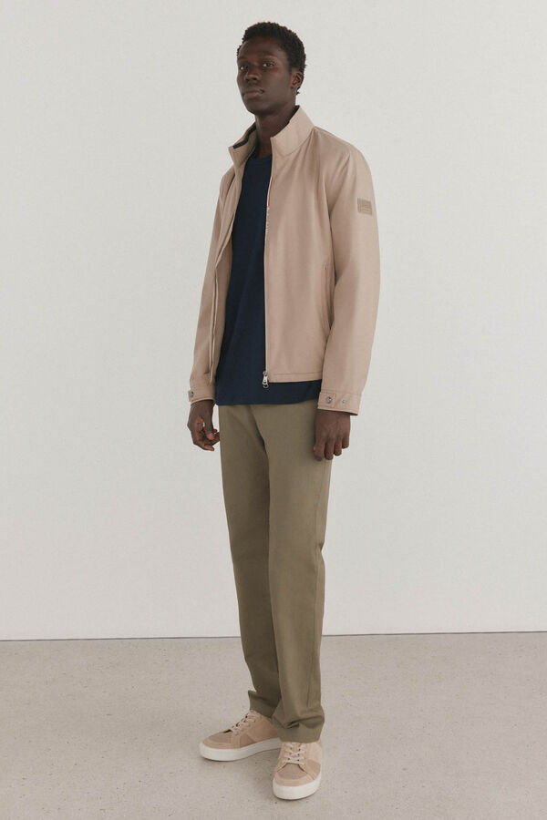 Pedro del Hierro Lightweight technical jacket Beige