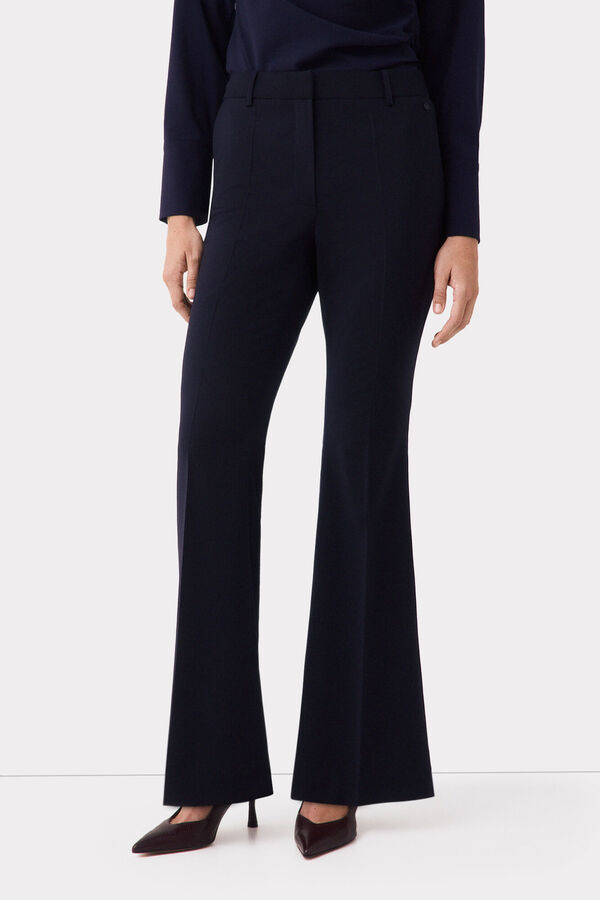 Pedro del Hierro Flare trousers Blue